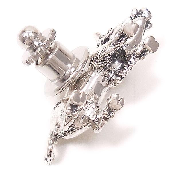 ピンブローチ ラペルピン シルバー925 イノシシ いのしし 猪