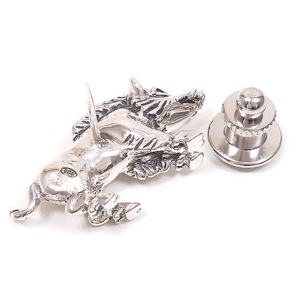 ピンブローチ ラペルピン シルバー925 イノシシ いのしし 猪