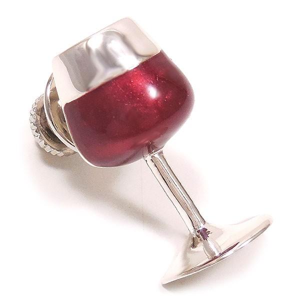 SATURNO サツルノ ピンブローチ ラペルピン 赤ワイン ワイングラス