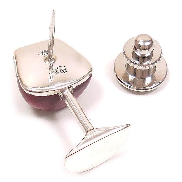 SATURNO サツルノ ピンブローチ ラペルピン 赤ワイン ワイングラス