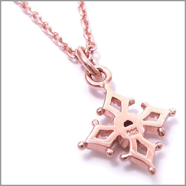 entiere ネックレス ペンダント シルバー925 ピンクゴールドメッキ 