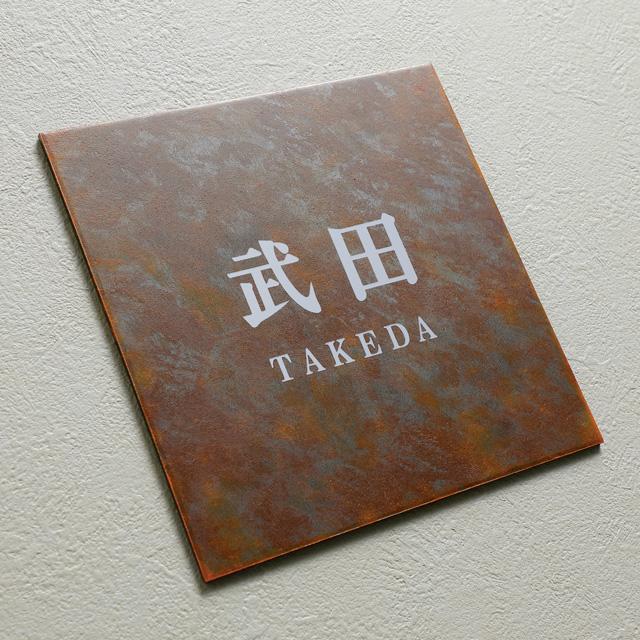 サイン ステンレス 戸建 丸三タカギ イエロゴ プラスエイジ PEG-1 選べる塗装 選べる書体 【日本】