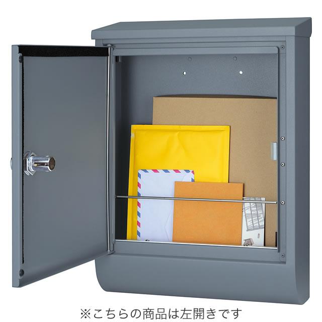 【新品未使用】ユニソン 壁付けポスト テラⅡ サテンレッド 左開き 郵便ポスト ユニソン 壁付けポスト Tela テラ II ダイヤル錠 左開きタイプ サテン