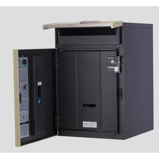 ユニソン ポスト付き宅配ボックス Vico ヴィコ DB 100 左開きタイプ 前