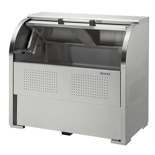 ダイケン ゴミ収集庫 クリーンストッカー ステンレス CKS型 CKS-1906 幅1，950mm×奥行き600mm×高さ1，160mm ※お客様組立品_1