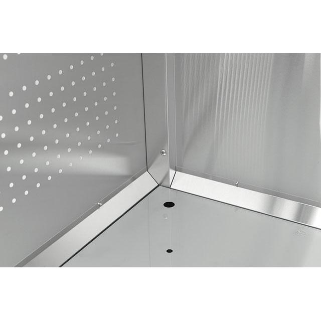 ダイケン ゴミ収集庫 クリーンストッカー ステンレス CKS型 CKS-1907 幅1，950mm×奥行き750mm×高さ1，160mm ※お客様組立品_4