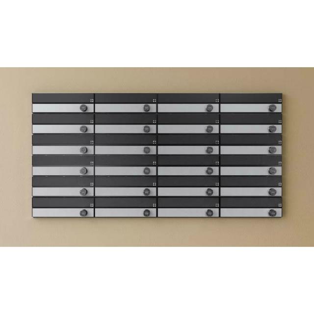 ダイケン ポスト 大型郵便物対応型 集合郵便受 ポステック 前入れ前