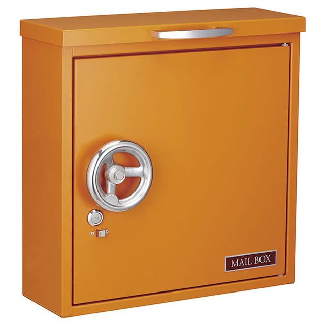 美濃クラフト 郵便ポスト ROWEL ロウェル RWL-GO ゴールドオレンジ色