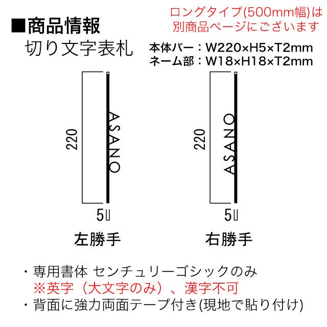 オンリーワン 機能門柱 エクレール専用 オプション切り文字表札