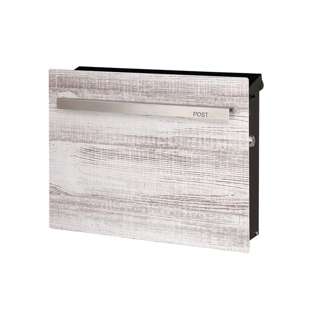 オンリーワン 郵便ポスト ノイエキューブ シャビーウッドタイプ パイン