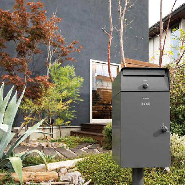 ユニソン ポスト付き宅配ボックス Kate ケイトII ダイヤル錠付き