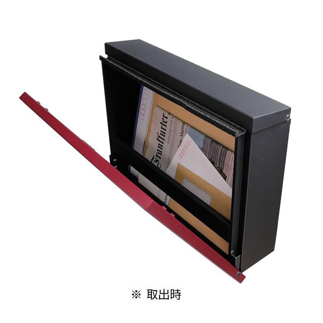 オンリーワン 郵便ポスト PURSUS Plain パーサス プレーン NA1-PTP01FSC フロストシルバー ダイヤル錠付き