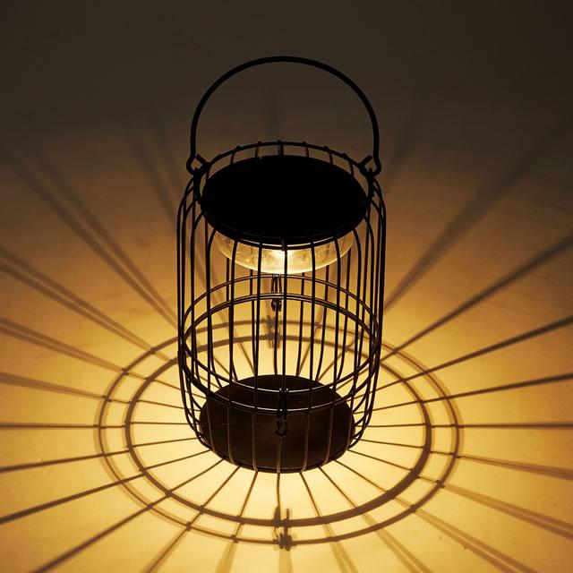 セトクラフト ソーラーランタン ブラック S23-0611-BK : エントランス