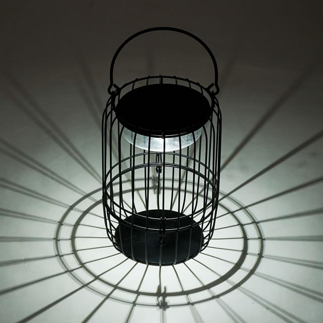 セトクラフト ソーラーランタン ブラック S23-0611-BK : エントランス