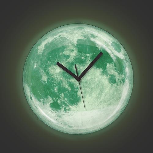 グローインザダーク ムーンクロック Glow In The Dark Moon Clock DETAIL ディティール 2416 KIKKERLAND｜entotsu｜03