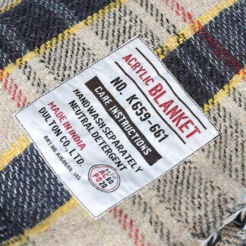 ダルトン DULTON アクリル ブランケット D ACRYLIC BLANKET D K659661D duk659661d