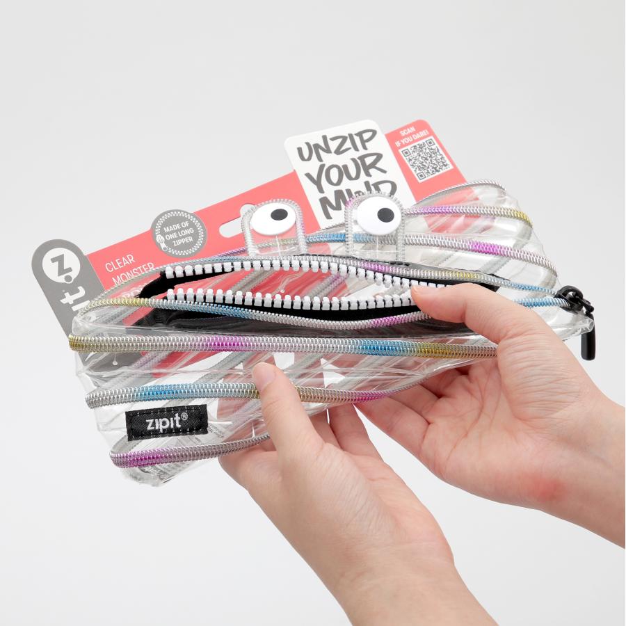 TROIKA 【送料無料】ZIPIT(ジップイット) クリア モンスターペン TROIKA 【送料無料】ZIPIT(ジップイット) クリア モンスターペン