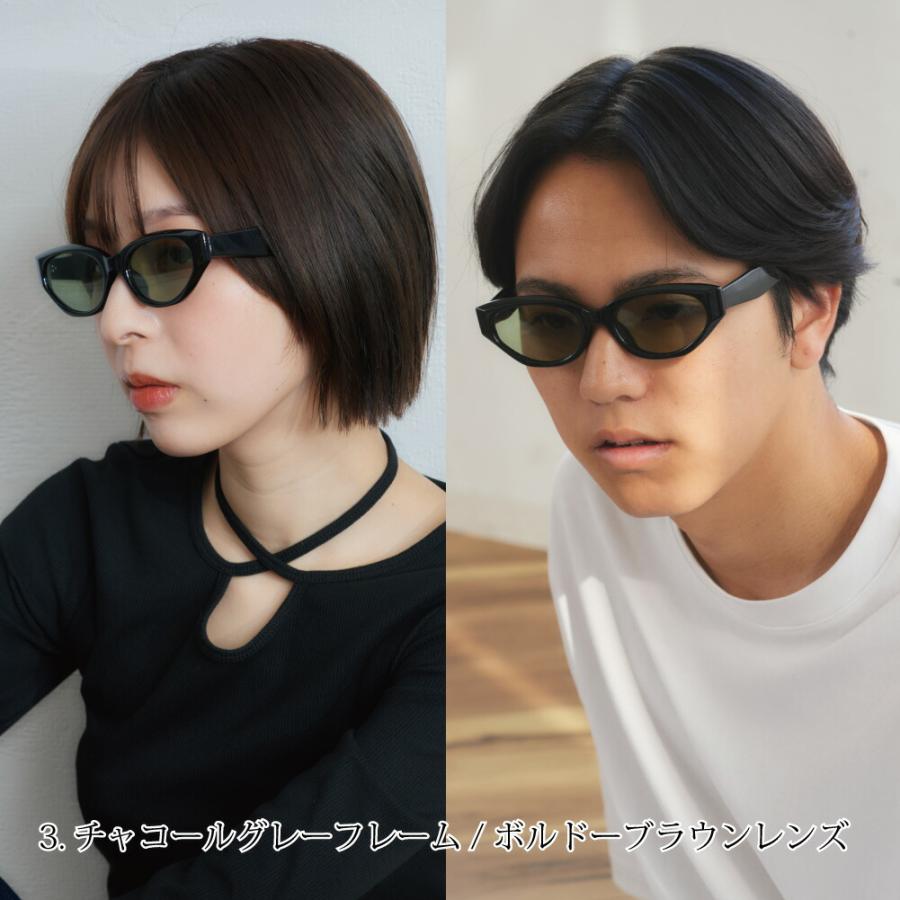 サングラス スクエア 韓国 フォックス型 レディース メンズ おしゃれ