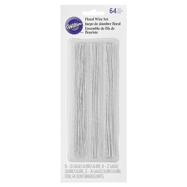 Wilton ウィルトン ガムペースト フローラルワイヤーホワイト GUM PASTE FLORAL WIRE 64CT ギフト おしゃれ