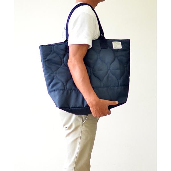 b.c.l 【セール品】 キルティングトートバッグ ネイビー ギフト