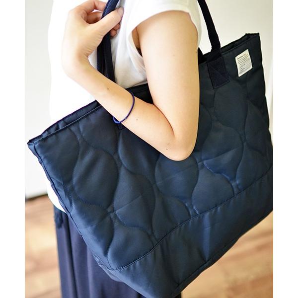 ネイビー キルティング トートバッグ b.c.l 【セール品】 キルティングトートバッグ ネイビー ギフト