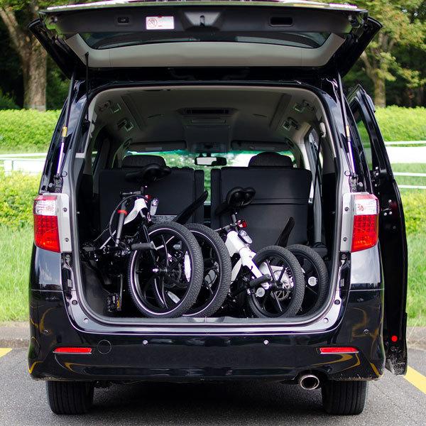 折りたたみ式 電動アシスト自転車 ブラック　引き取り限定 レンタル] パナソニック オフタイム 折りたたみ電動アシスト自転車 ※1