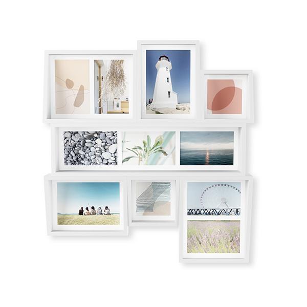 フォトフレーム 写真立て インテリア おしゃれ プレゼント エッジ マルチウォールフレーム ホワイト / umbra アンブラ