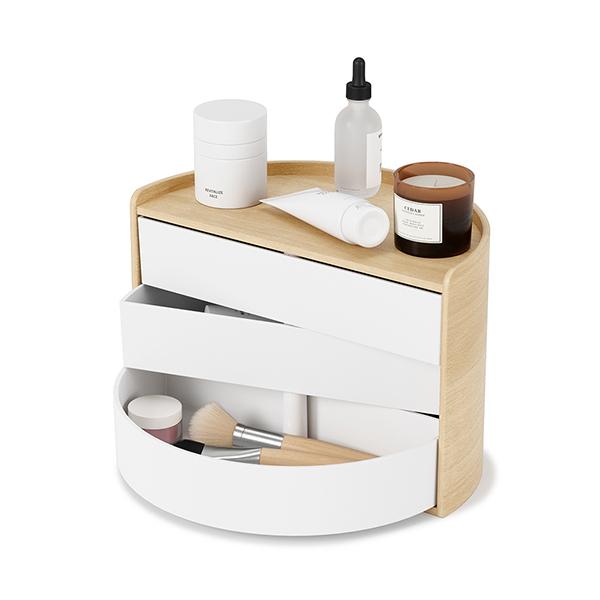 アクセサリー収納 ムーナ ストレージボックス ホワイト ナチュラルウッド Umbra アンブラ アクセサリー 収納 ジュエリー ジュエリーボックス 韓国風インテリア Entre Square Paypayモール店 通販 Paypayモール