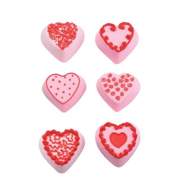 Wilton（ウィルトン） ハートシリコンパン 6個 HEAET SILICONE PAN