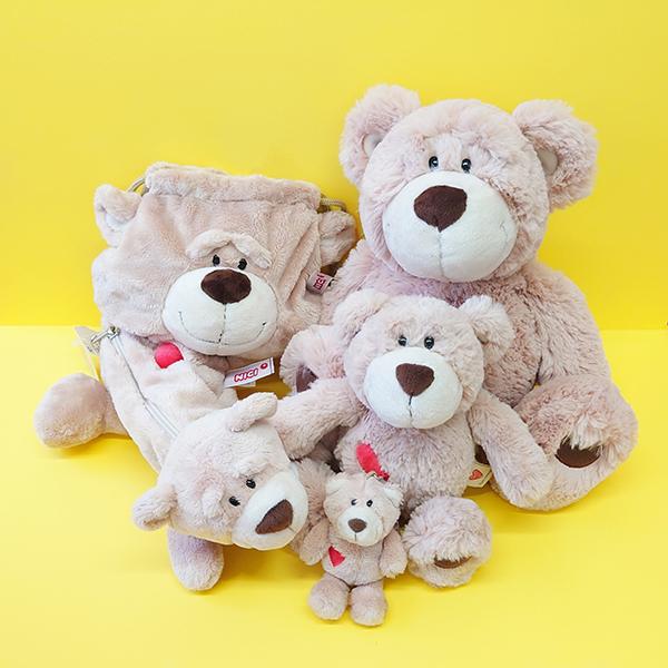 nici（ニキ） ぬいぐるみ ラブベア 15cm ブラウン かわいい ギフト