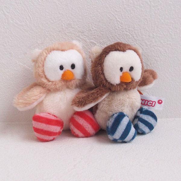 nici キーリング フクロウ オールナ ジョイント 10cm NICI