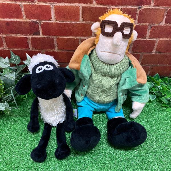 nici（ニキ） ひつじのショーン ぬいぐるみ ファーマー40cm / ギフト