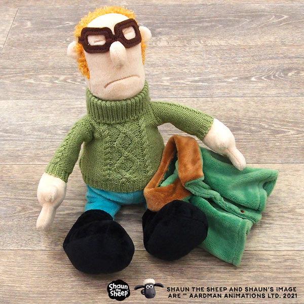 nici（ニキ） ひつじのショーン ぬいぐるみ ファーマー40cm / ギフト