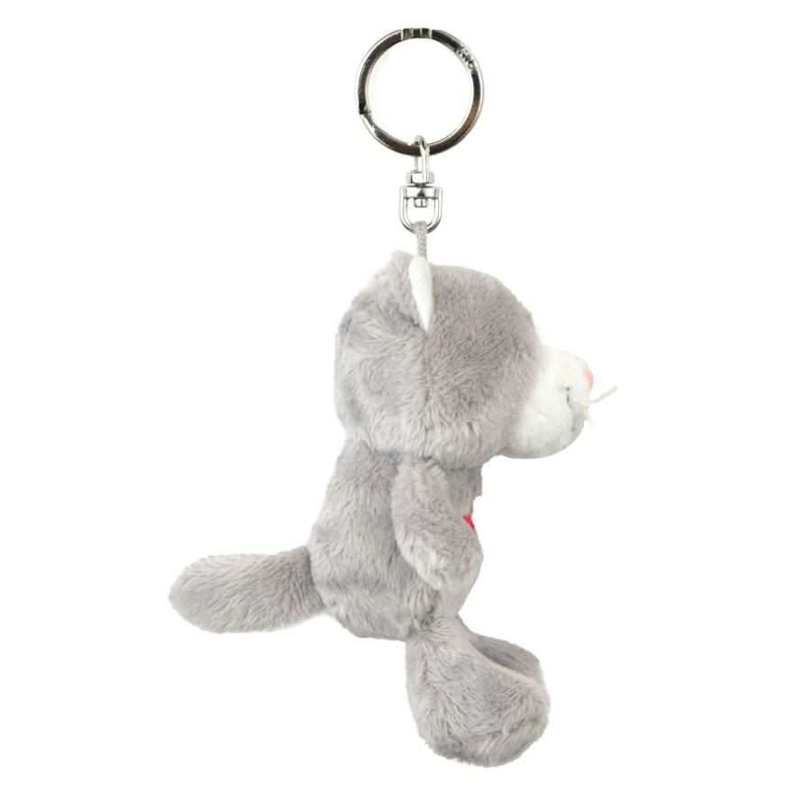 nici NICI ニキ BB グレーキャット 10cm キーリング