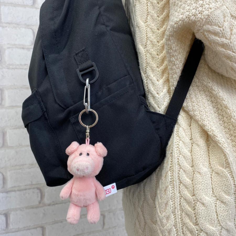 nici（ニキ） BB ピンクピッグ 10cm / キーリング キーホルダー ビーン