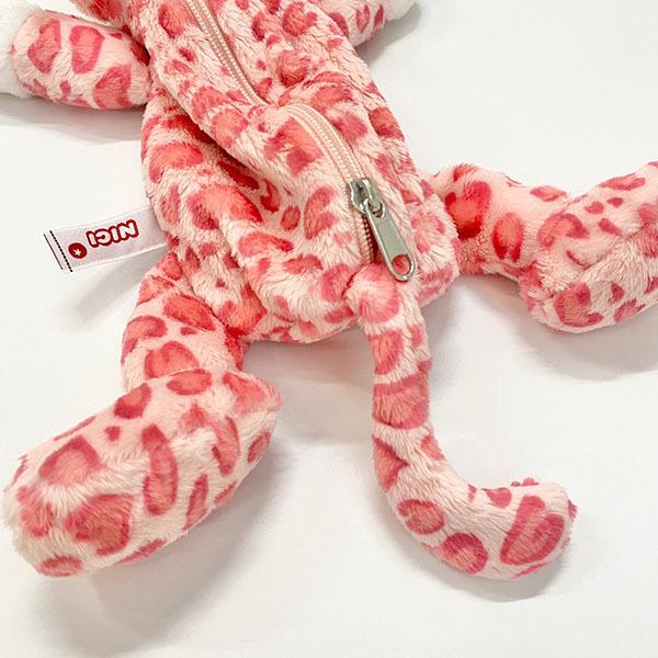 nici（ニキ） フィギュアペンポーチ レパード ピンク / ペンポーチ