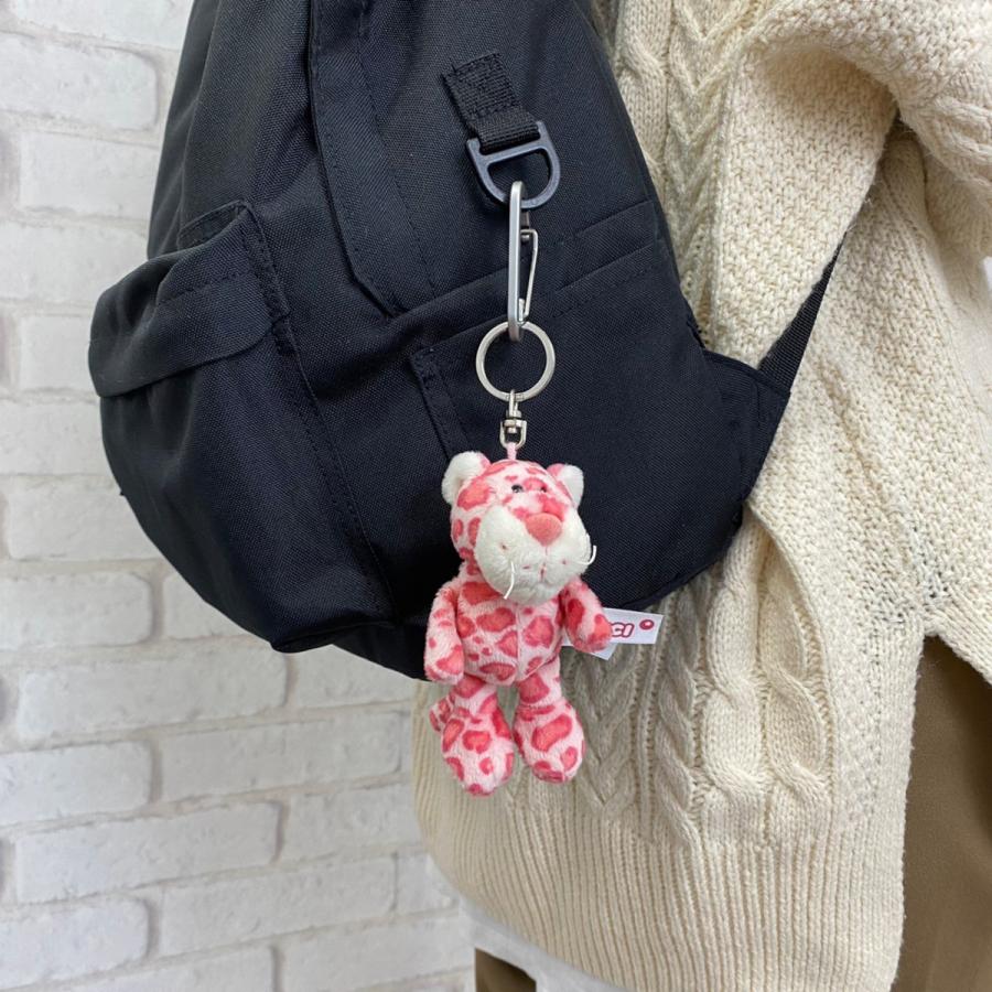 nici（ニキ） BB レパード ピンク 10cm / キーリング キーホルダー