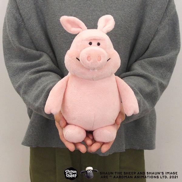 ひつじのショーン ぬいぐるみ イタズラブタ クラシック "smile" 25cm NICI ニキ NICI ニキ ドイツ ぬいぐるみ ひつじのショーン 豚 ブタ pig｜entresquare