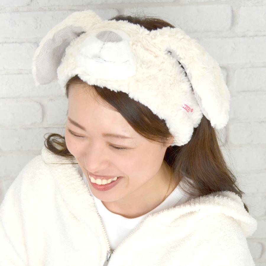 ヘアバンド ユキウサギ NICI ニキ ドイツ ぬいぐるみ ギフト プレゼント 動物 アニマル うさぎ ウサギ リラックス メイク 洗顔 おうち時間 女子会|entresquare|04