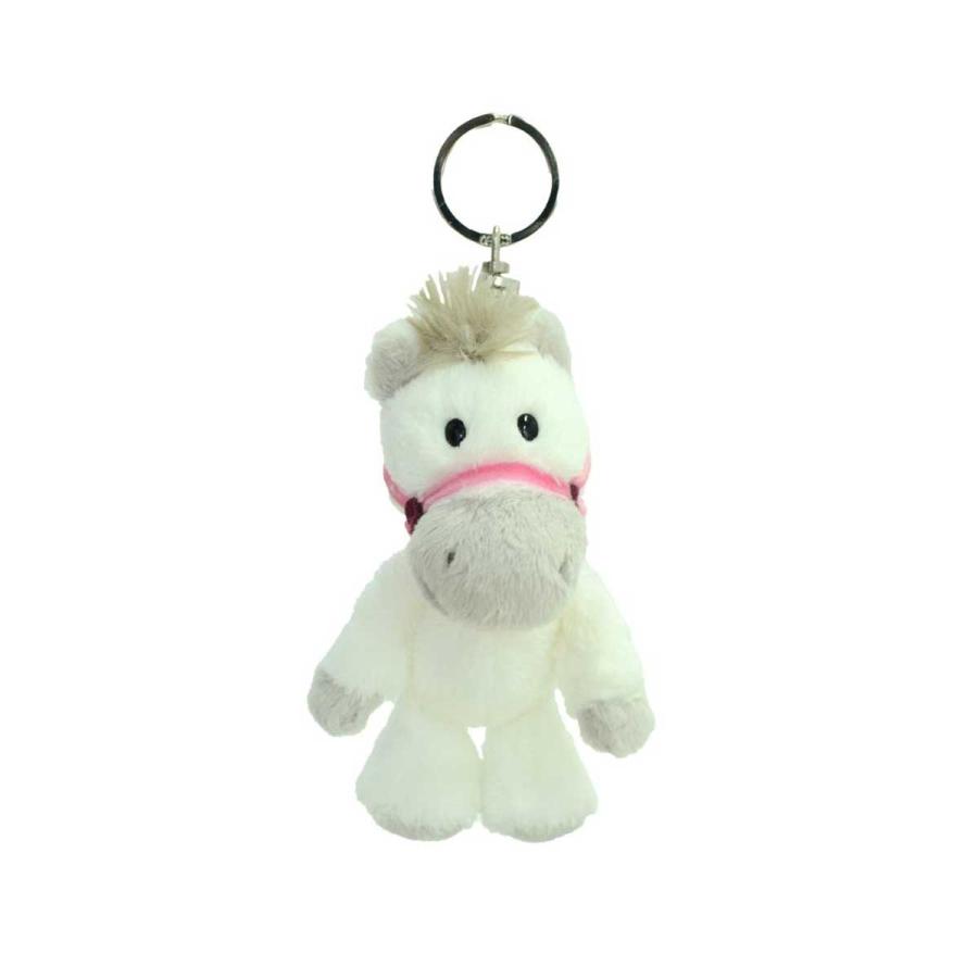 NICI公式店】NICI(ニキ) キーホルダー ウマ2026 シロゲ 10cm 馬