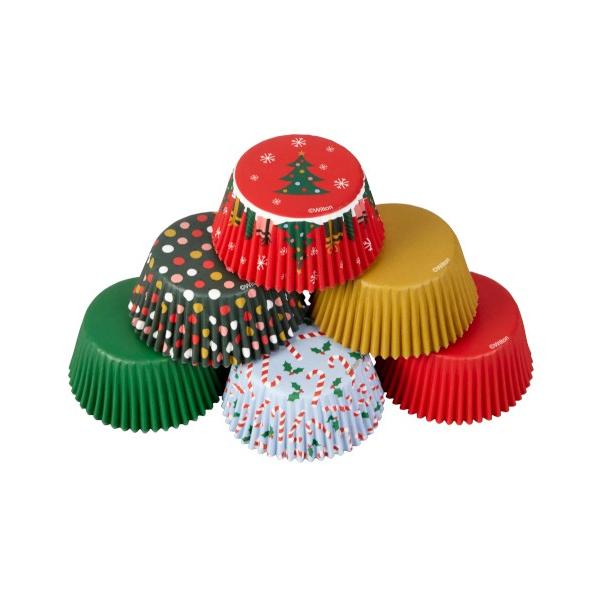 一番の Wilton ウィルトン トラディショナルホリデイカップチューブ150ct ベーキングカップ 手作り カップケーキ マフィン ケーキ型 クリスマス Discoversvg Com