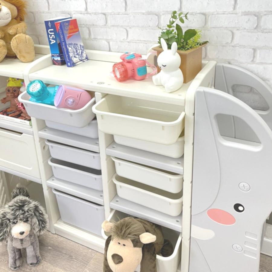 子供用 収納 子供部屋 ラック おもちゃ箱 収納棚 ストレージ ゾウ 