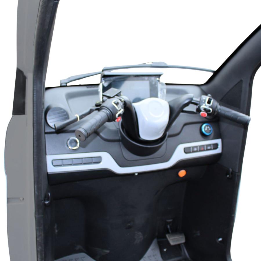 電動トゥクトゥク】 トライク 3輪 3人乗り 側車付軽二輪