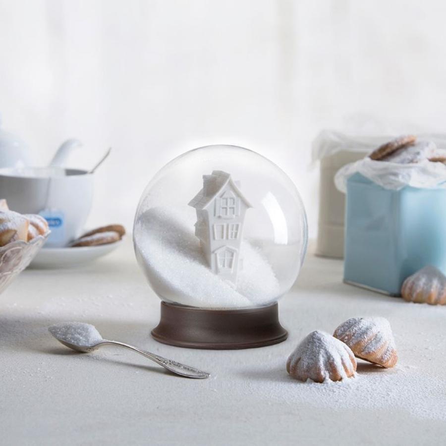 オープニング大セール キッチン 家 スノードーム 砂糖 キュアニスター 可愛い 雑貨 ギフト プレゼント おうちカフェ インテリア Pelegdesign シュガーハウスシュガーボウル Kk Riosmauricio Com