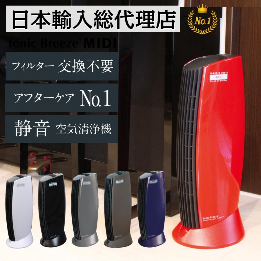 新品 2台セット IU853 赤 IonicBreeze MIDI 空気清浄機 Ionic Breeze MIDI 「送料無料」/ 空気清浄機 フィルター交換
