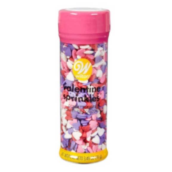 【セール品】 ハートコンフェッティスプリンクル トール Wilton ウィルトン HEART CONFETTI SPRINKLES TALL 製菓材料｜entresquare