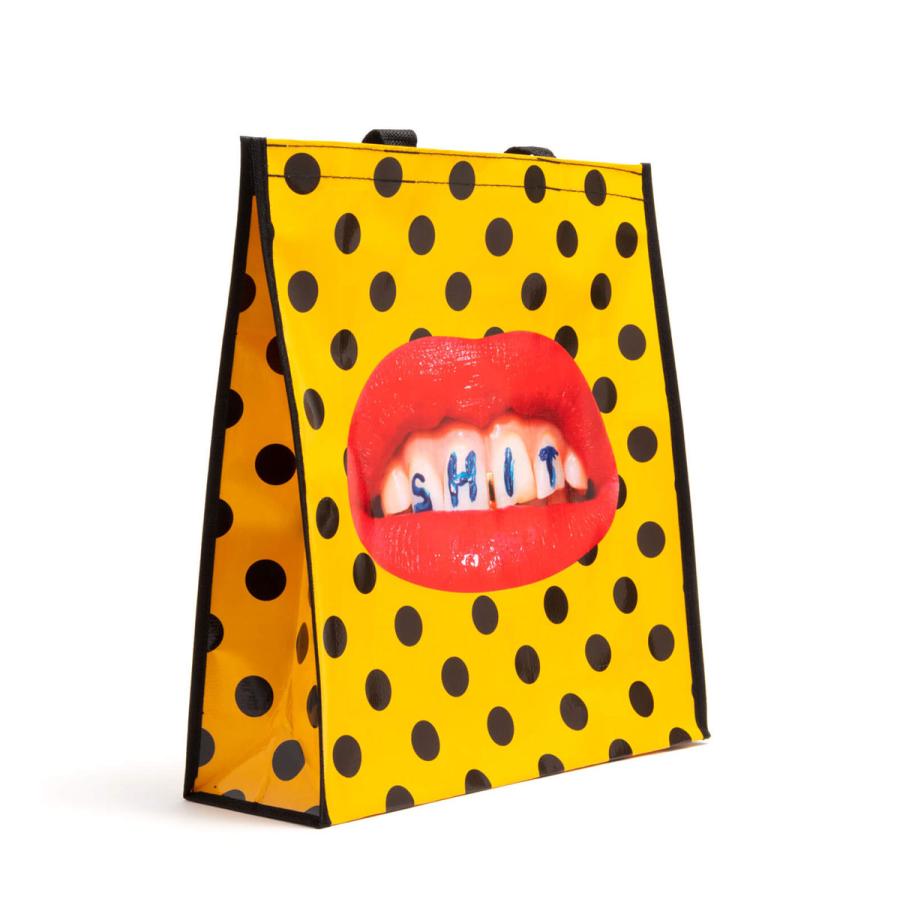 国内発| SELETTI x TOILETPAPER ショッピングトート 42x40cm