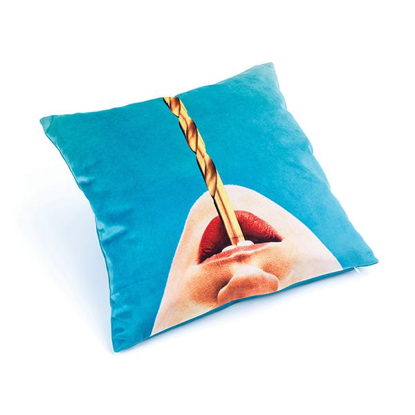 TOILETPAPER クッション 50ｘ50 DRILL / 個性的 デザイン アート おしゃれ リビング インテリア / SELETTI セレッティの画像