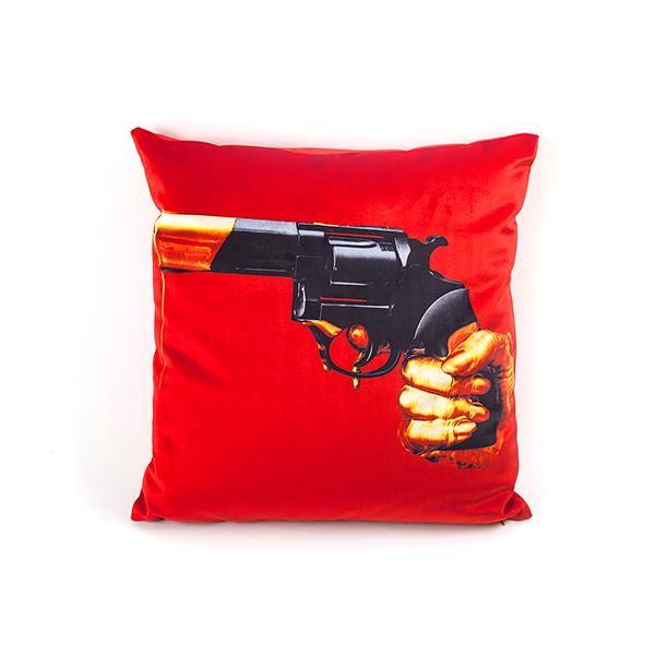 TOILETPAPER クッション 50ｘ50 REVOLVER / 個性的 デザイン アート おしゃれ リビング インテリア / SELETTI セレッティ