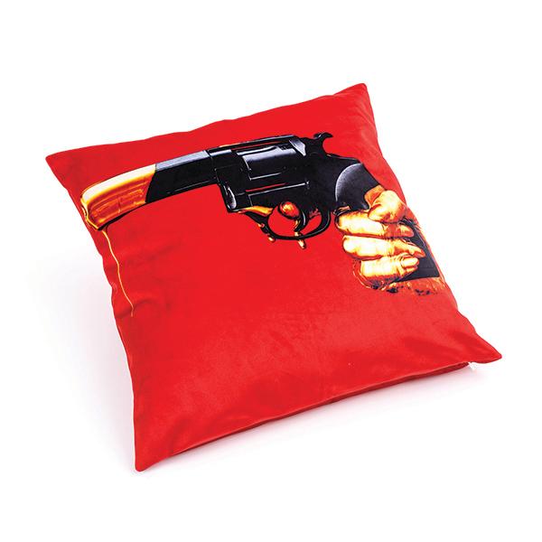 TOILETPAPER クッション 50ｘ50 REVOLVER / 個性的 デザイン アート おしゃれ リビング インテリア / SELETTI セレッティの画像
